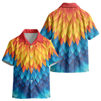 Polynesia Colorful Rooster Costume Kid Hawaiian Shirt LT05 - Polynesian Pride