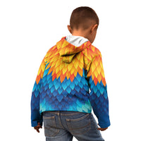 Polynesia Colorful Rooster Costume Kid Hoodie LT05 - Polynesian Pride
