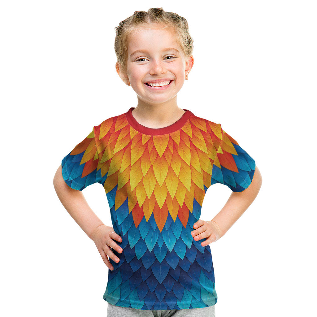 Polynesia Colorful Rooster Costume Kid T Shirt LT05 Multicolor - Polynesian Pride