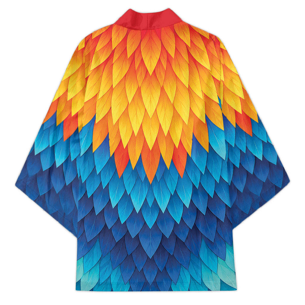 Polynesia Colorful Rooster Costume Kimono