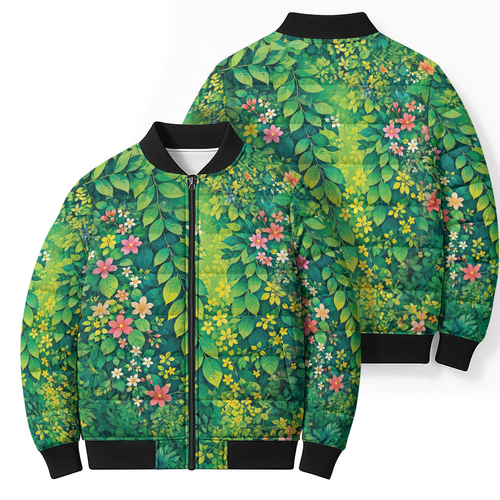 Polynesian Enchanted Mother Nature Costume Bomber Puffer Jacket LT05 - Polynesian Pride