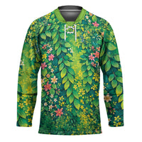 Polynesian Enchanted Mother Nature Costume Hockey Jersey LT05 Unisex Green - Polynesian Pride