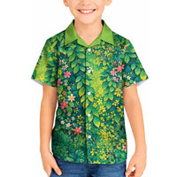Polynesian Enchanted Mother Nature Costume Kid Hawaiian Shirt