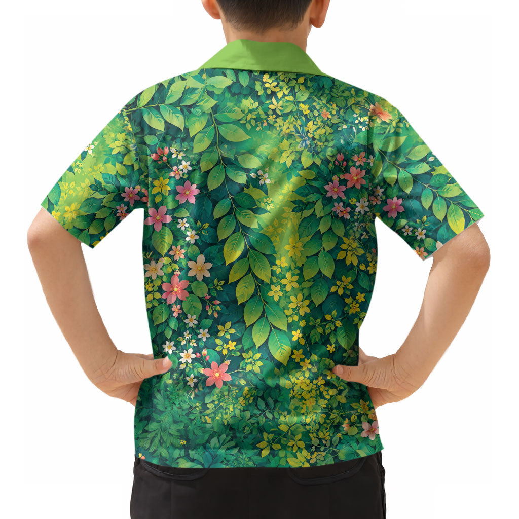 Polynesian Enchanted Mother Nature Costume Kid Hawaiian Shirt