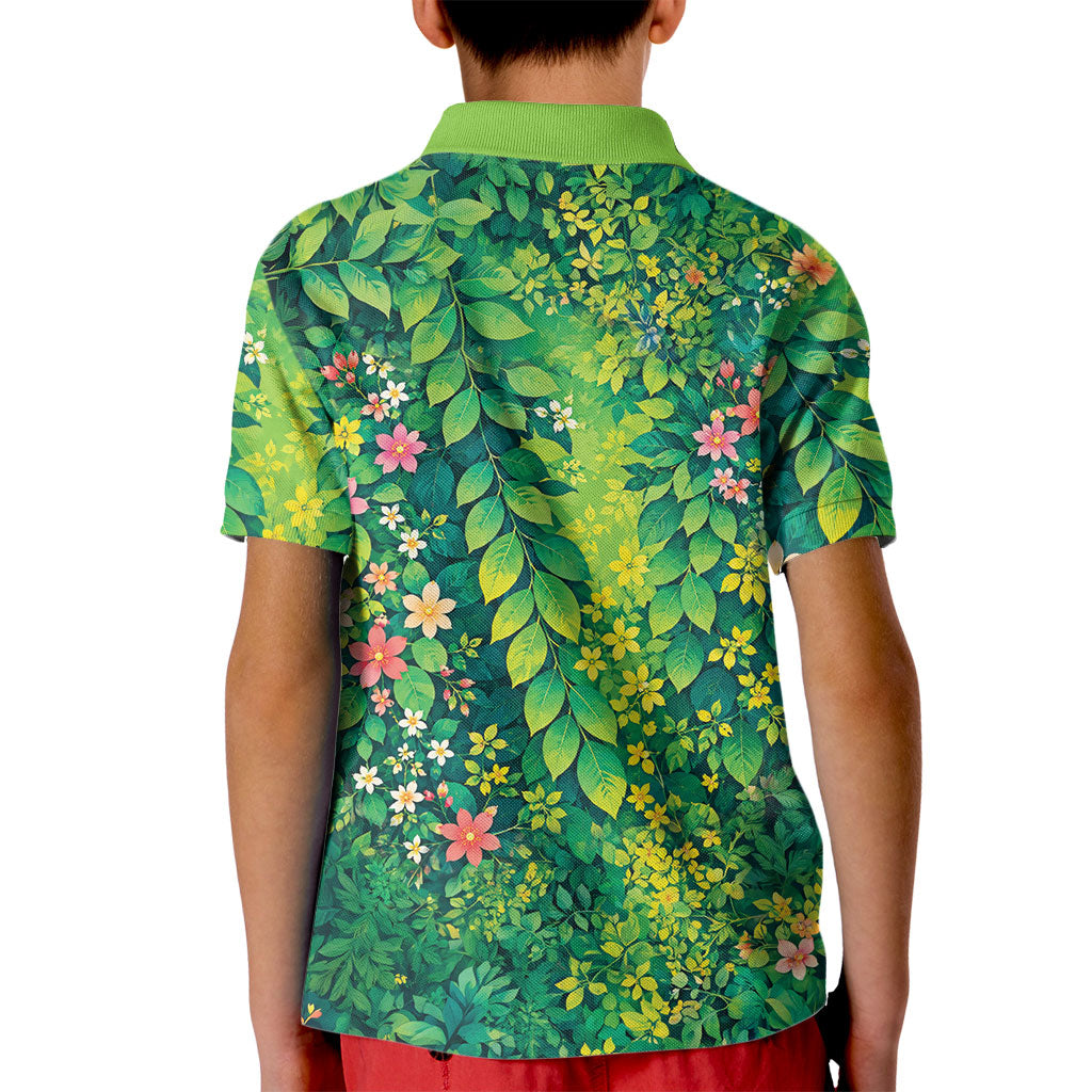 Polynesian Enchanted Mother Nature Costume Kid Polo Shirt LT05 - Polynesian Pride