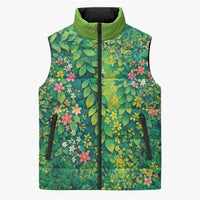 Polynesian Enchanted Mother Nature Costume Sleeveless Puffer Jacket LT05 Unisex Green - Polynesian Pride