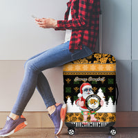 Custom Hawaii James Campbell High School Christmas Luggage Cover Tropical Santa Claus LT05 - Polynesian Pride