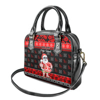 Custom Hawaii Kalani High School Christmas Shoulder Handbag Tropical Santa Claus LT05 - Polynesian Pride