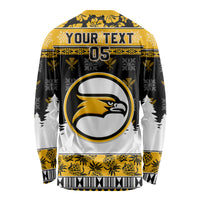 Custom Hawaii Nanakuli High and Intermediate School Christmas Long Sleeve Shirt Tropical Santa Claus LT05 - Polynesian Pride