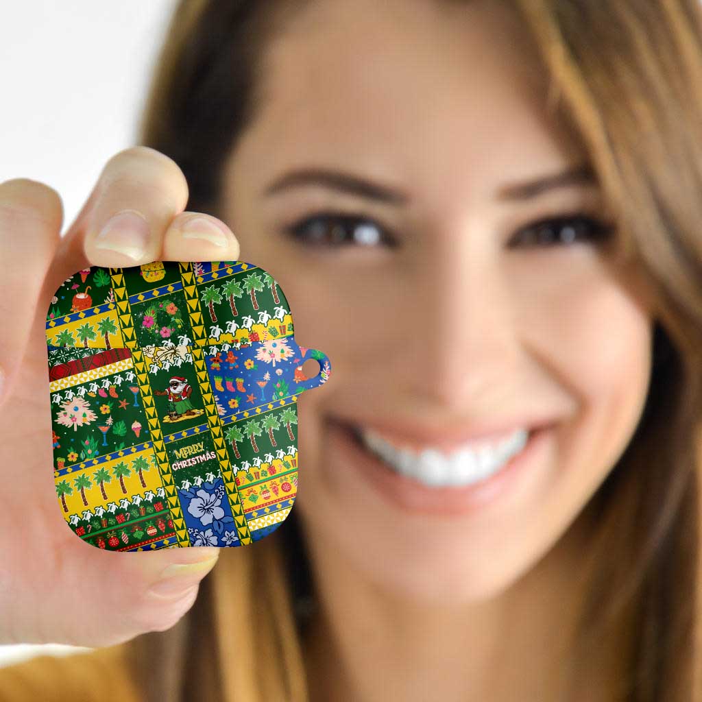 Solomon Islands Christmas AirPods Case Festive Beach Vibes - Polynesian Pride