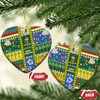 Solomon Islands Christmas Ceramic Ornament Festive Beach Vibes - Polynesian Pride