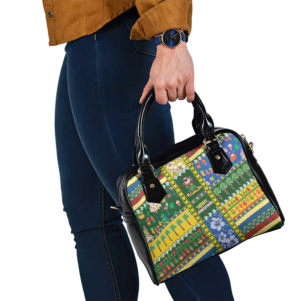 Solomon Islands Christmas Shoulder Handbag Festive Beach Vibes - Polynesian Pride