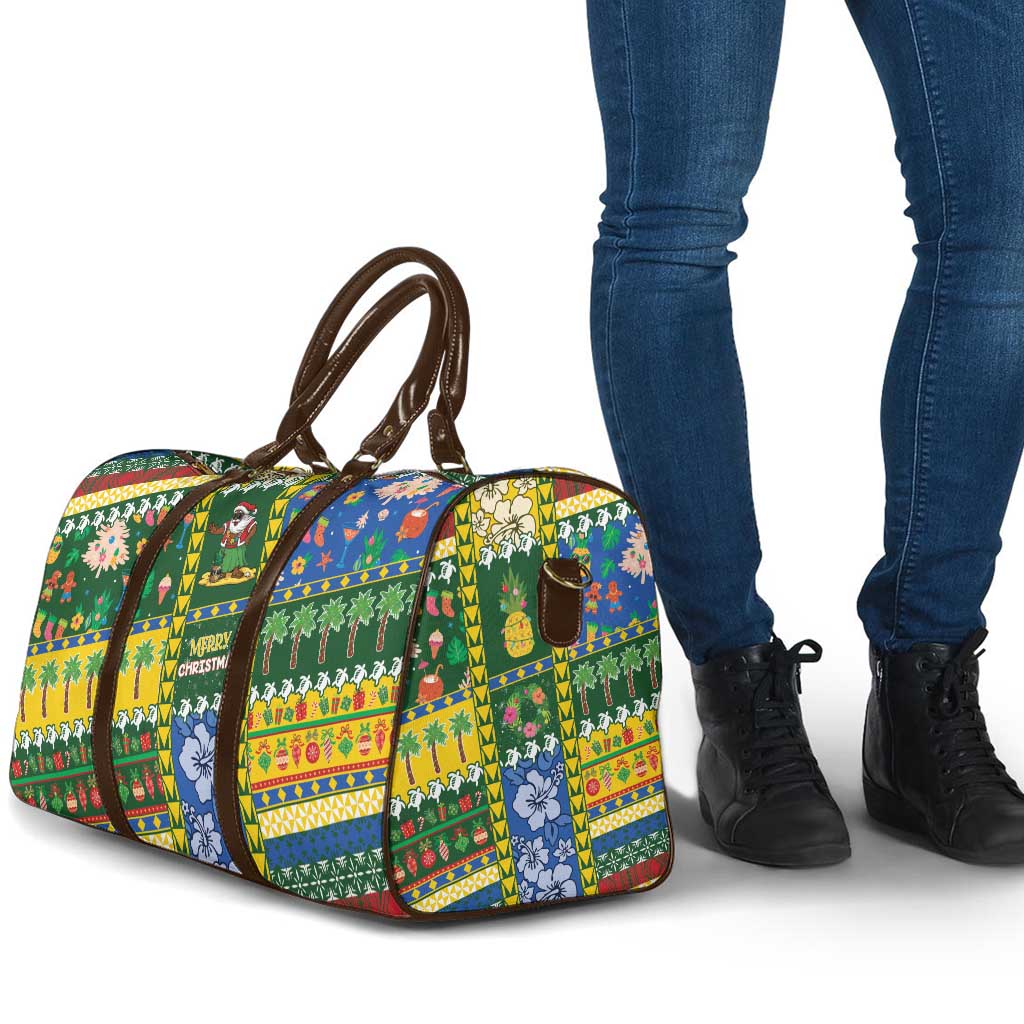 Solomon Islands Christmas Travel Bag Festive Beach Vibes - Polynesian Pride