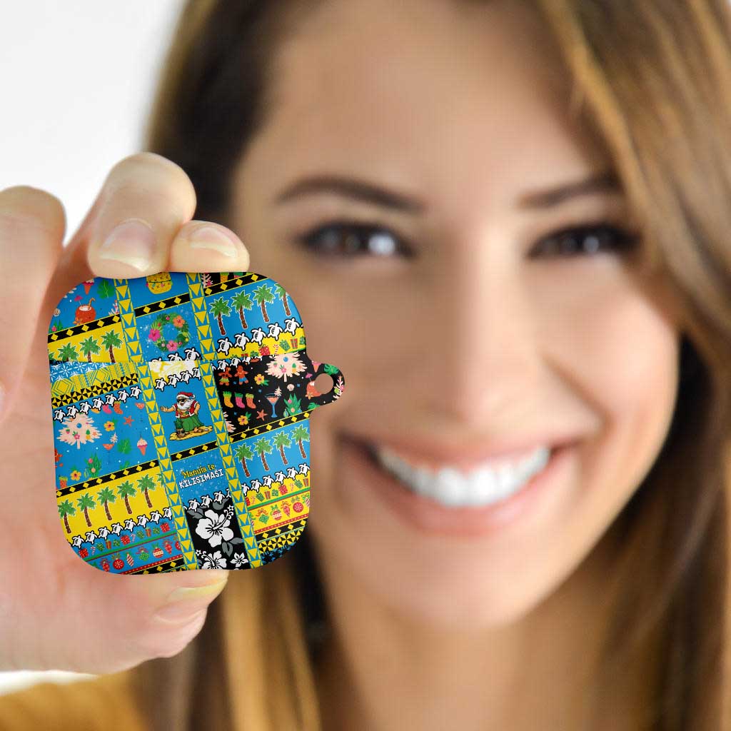 Tuvalu Christmas AirPods Case Festive Beach Vibes - Polynesian Pride