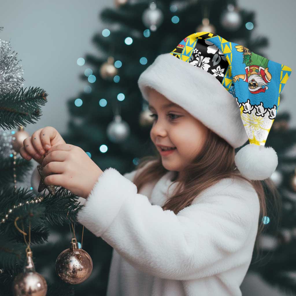Tuvalu Christmas Santa Hat Festive Beach Vibes - Polynesian Pride