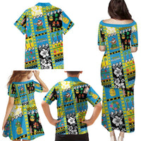 Tuvalu Christmas Family Matching Puletasi and Hawaiian Shirt Festive Beach Vibes - Polynesian Pride