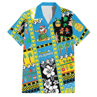 Tuvalu Christmas Family Matching Summer Maxi Dress and Hawaiian Shirt Festive Beach Vibes - Polynesian Pride