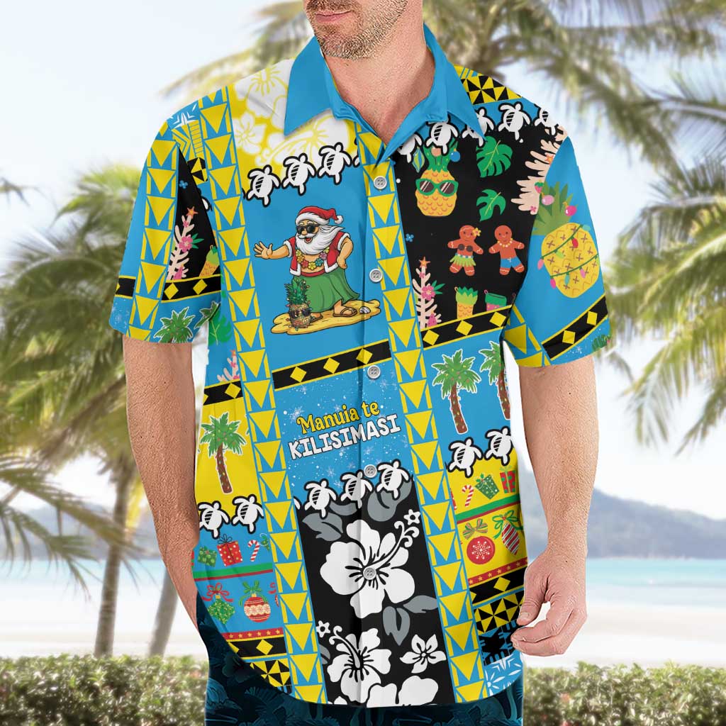 Tuvalu Christmas Hawaiian Shirt Festive Beach Vibes - Polynesian Pride