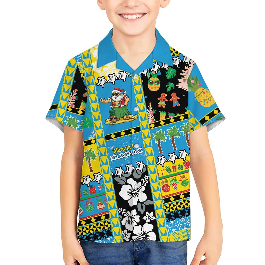 Tuvalu Christmas Hawaiian Shirt Festive Beach Vibes - Polynesian Pride