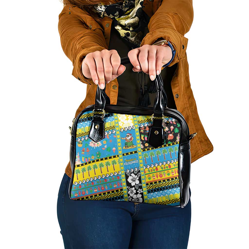 Tuvalu Christmas Shoulder Handbag Festive Beach Vibes - Polynesian Pride