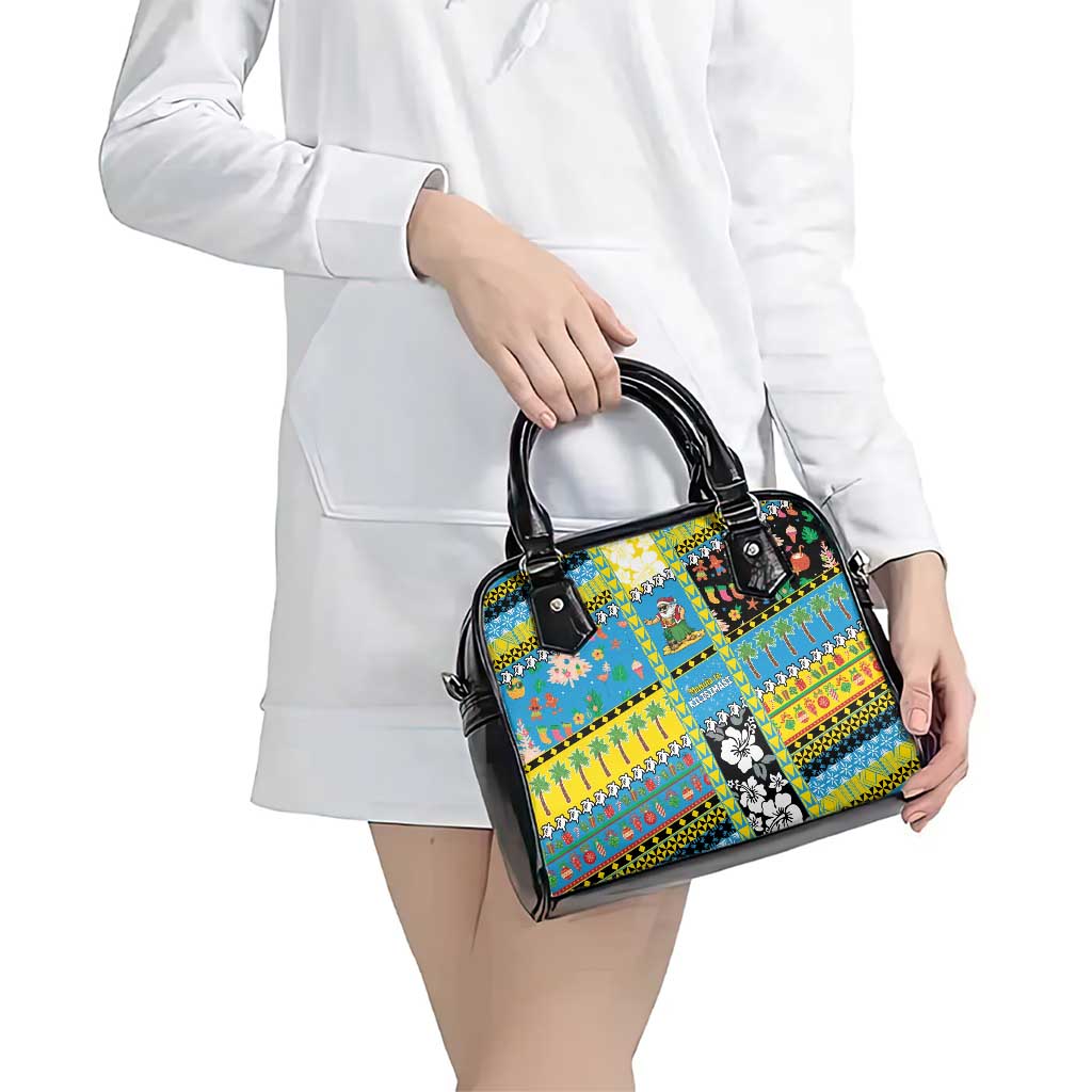 Tuvalu Christmas Shoulder Handbag Festive Beach Vibes - Polynesian Pride