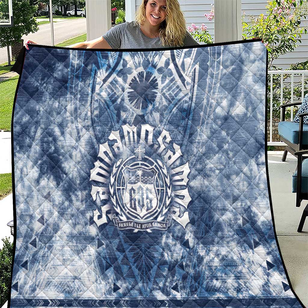 Samoa 685 Quilt Polynesian Pattern Tie Dye Style