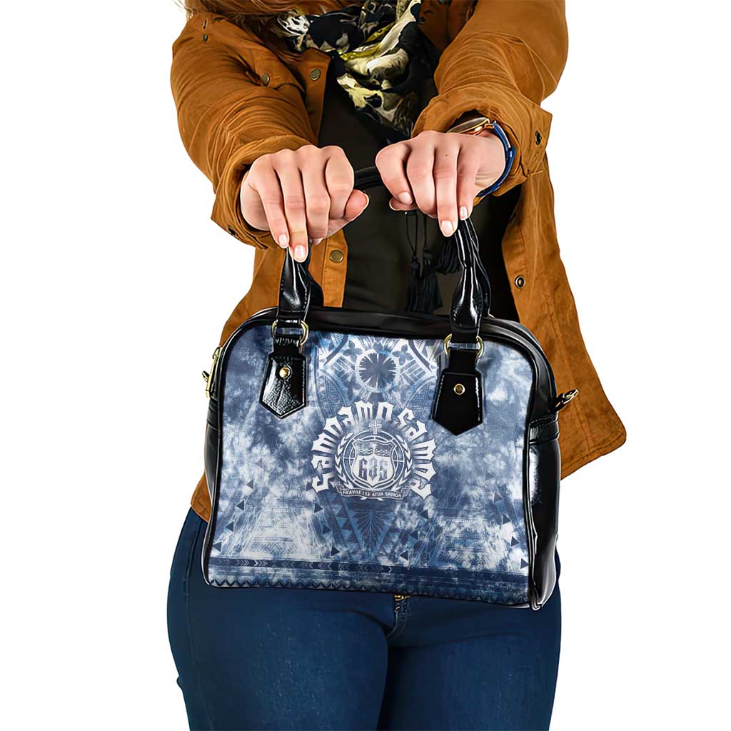 Samoa 685 Shoulder Handbag Polynesian Pattern Tie Dye Style
