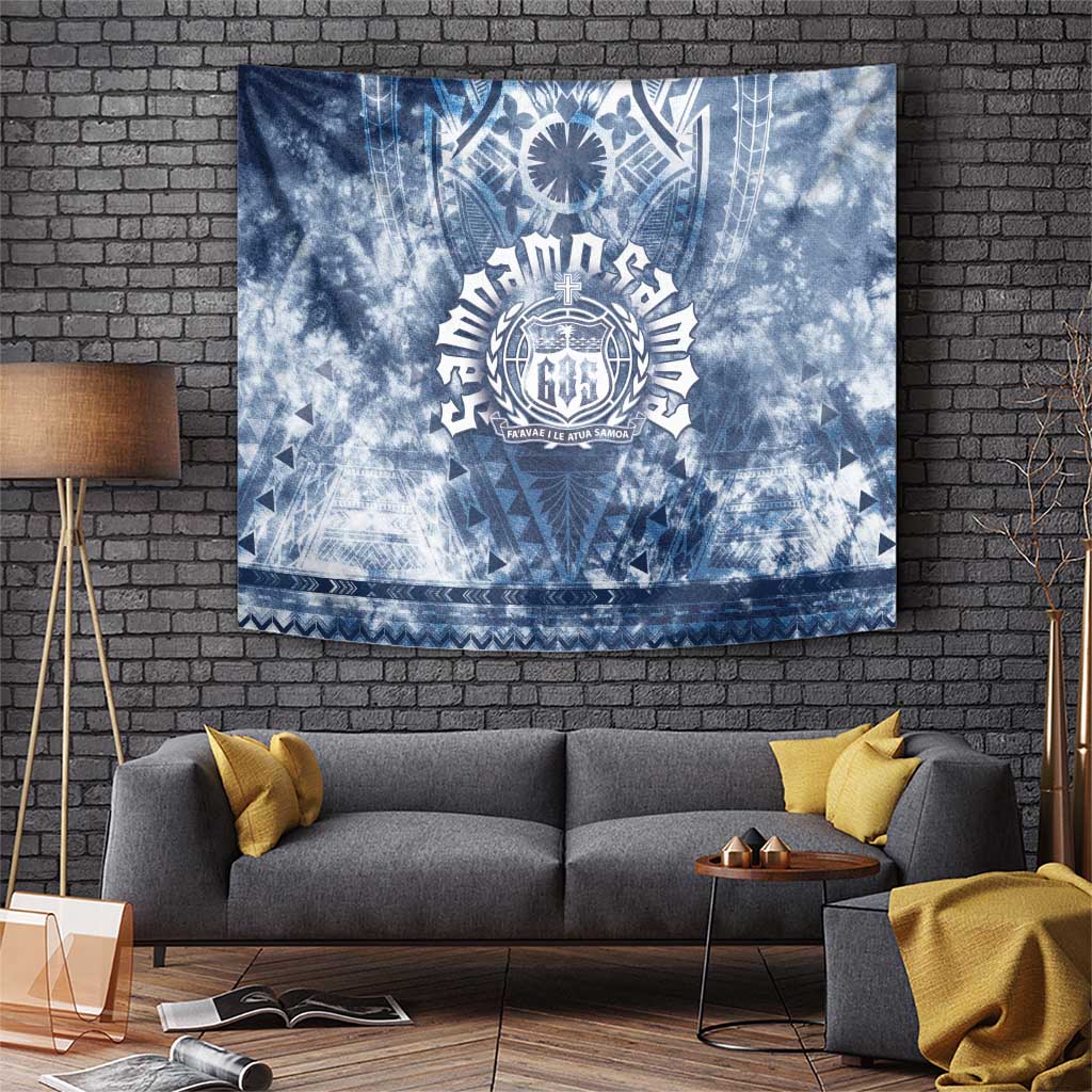 Samoa 685 Tapestry Polynesian Pattern Tie Dye Style