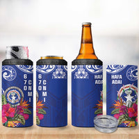 Hafa Adai Northern Mariana Islands 4 in 1 Can Cooler Tumbler Polynesian Tribal Pattern LT05 - Polynesian Pride