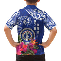 Hafa Adai Northern Mariana Islands Family Matching Long Sleeve Bodycon Dress and Hawaiian Shirt Polynesian Tribal Pattern LT05 - Polynesian Pride