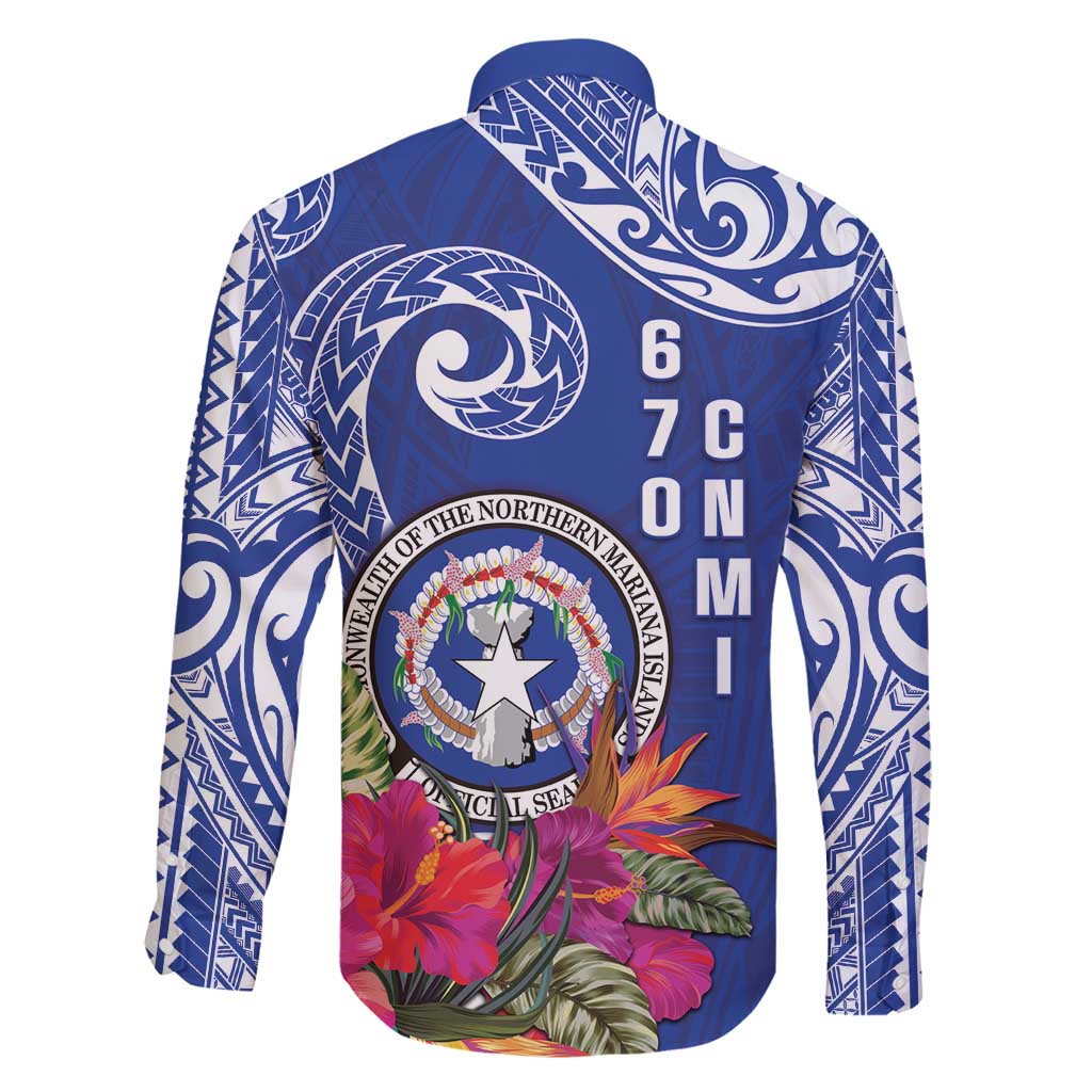 Hafa Adai Northern Mariana Islands Family Matching Long Sleeve Bodycon Dress and Hawaiian Shirt Polynesian Tribal Pattern LT05 - Polynesian Pride