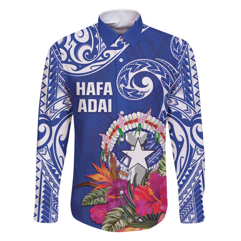 Hafa Adai Northern Mariana Islands Family Matching Off Shoulder Short Dress and Hawaiian Shirt Polynesian Tribal Pattern