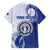 Personalized Northern Mariana Islands Family Matching Short Sleeve Bodycon Dress and Hawaiian Shirt CNMI Seal