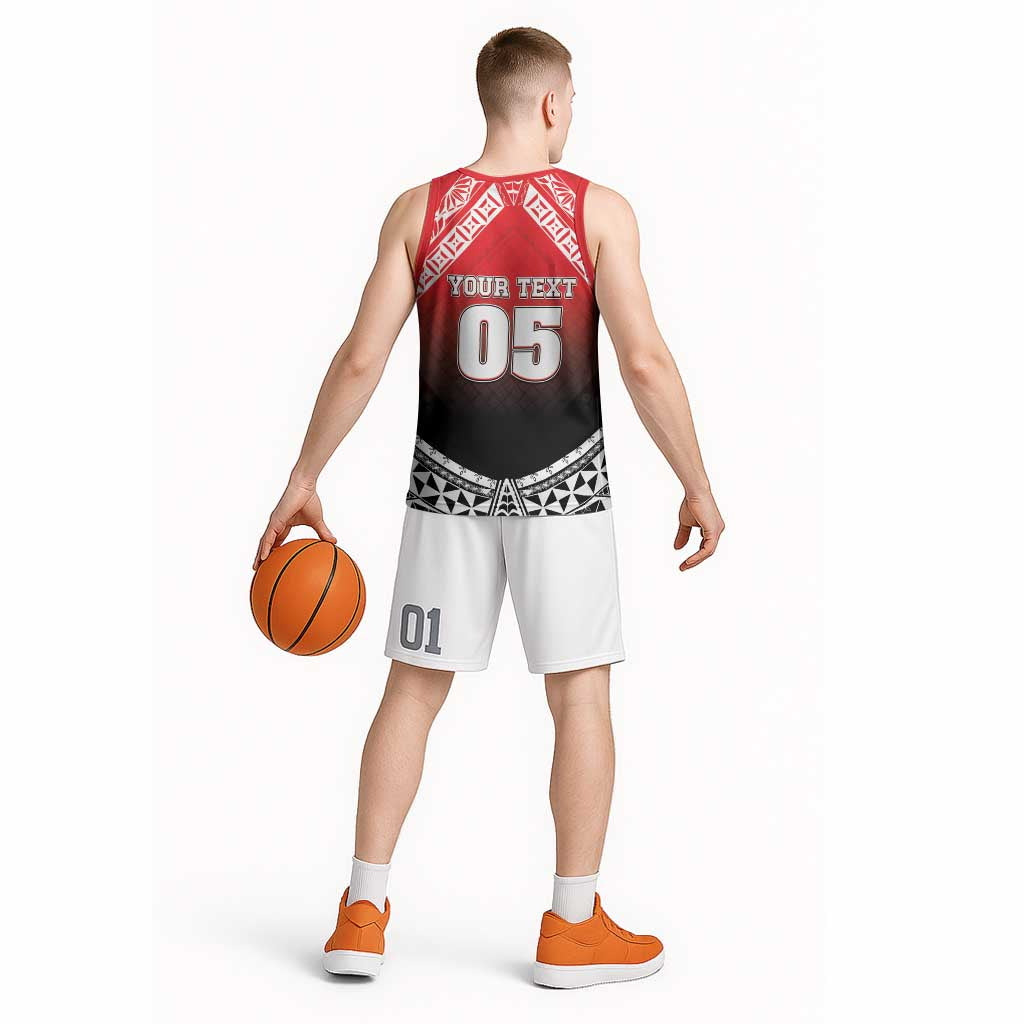 Custom Rugby Tonga MMT Basketball Jersey Mana O Tonga - Polynesian Pride