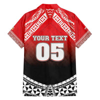 Custom Rugby Tonga MMT Family Matching Long Sleeve Bodycon Dress and Hawaiian Shirt Mana O Tonga - Polynesian Pride