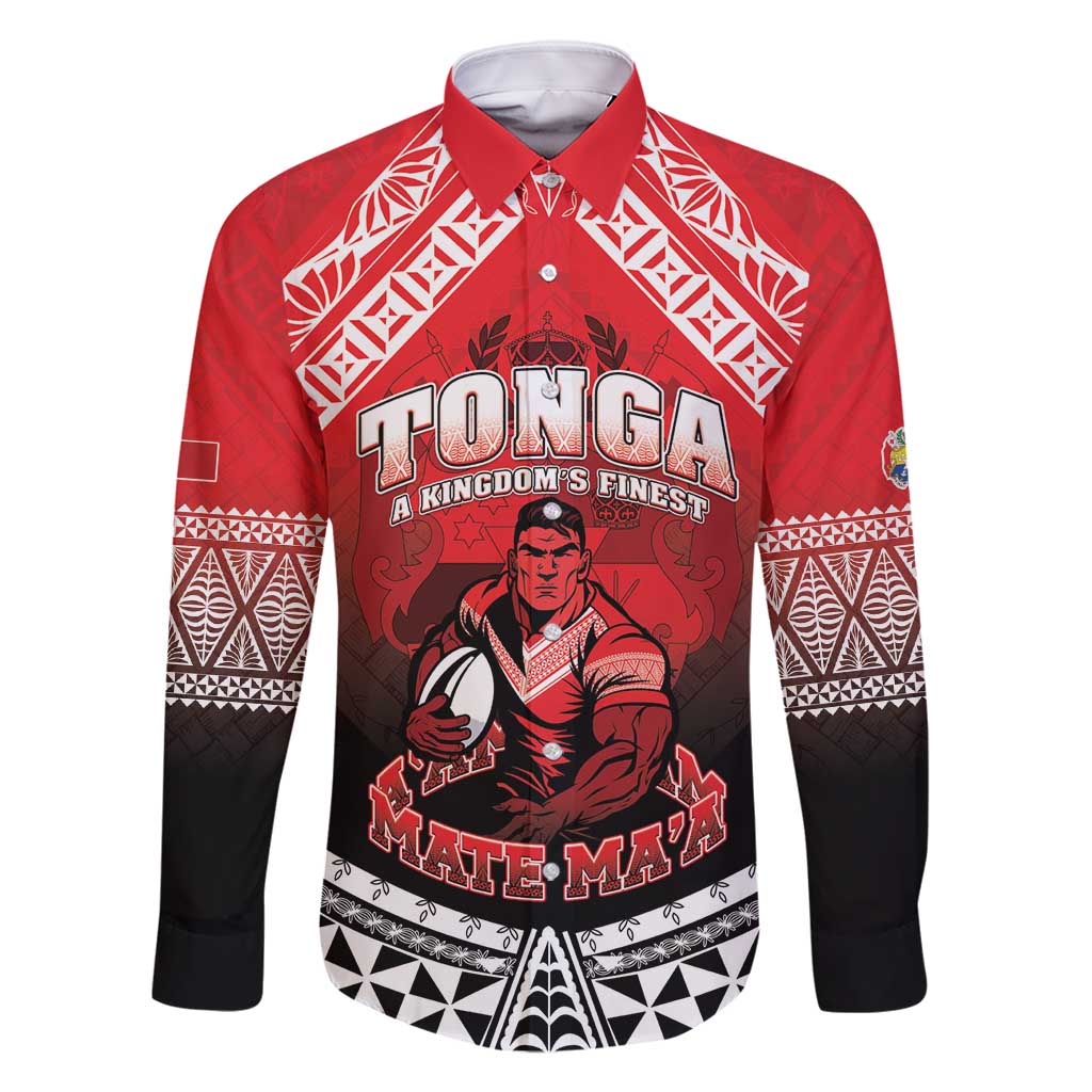 Custom Rugby Tonga MMT Family Matching Summer Maxi Dress and Hawaiian Shirt Mana O Tonga - Polynesian Pride