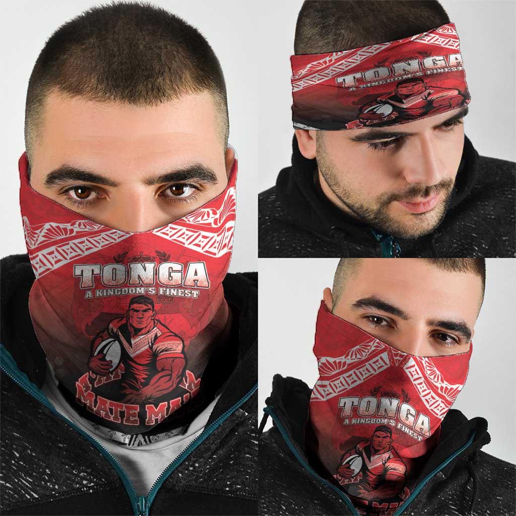 Rugby Tonga MMT Neck Gaiter Mana O Tonga - Polynesian Pride