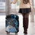 New Zealand Huia Bird Luggage Cover Aotearoa Maori Pattern