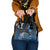 New Zealand Huia Bird Shoulder Handbag Aotearoa Maori Pattern