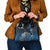 New Zealand Huia Bird Shoulder Handbag Aotearoa Maori Pattern
