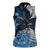 New Zealand Huia Bird Women Sleeveless Polo Shirt Aotearoa Maori Pattern