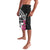 Guam Chamorro Lavalava Bougainvillea Black Polynesian Tribal Pattern
