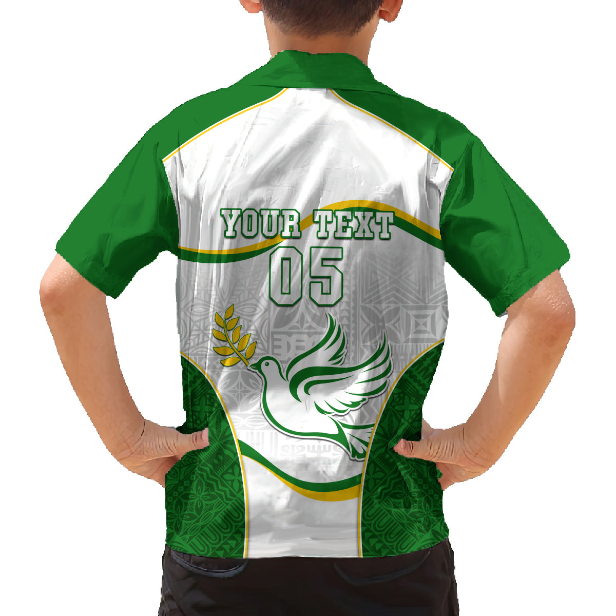 Custom Tailevu Rugby Family Matching Long Sleeve Bodycon Dress and Hawaiian Shirt Fiji Tapa Pattern LT05 - Polynesian Pride