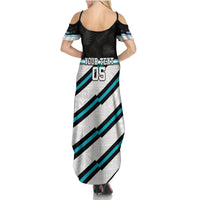 Custom Fiji Rugby Summer Maxi Dress Fijian 7s With Tapa Pattern LT05 - Polynesian Pride