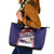 American Samoa Flag Day Leather Tote Bag Flag Style