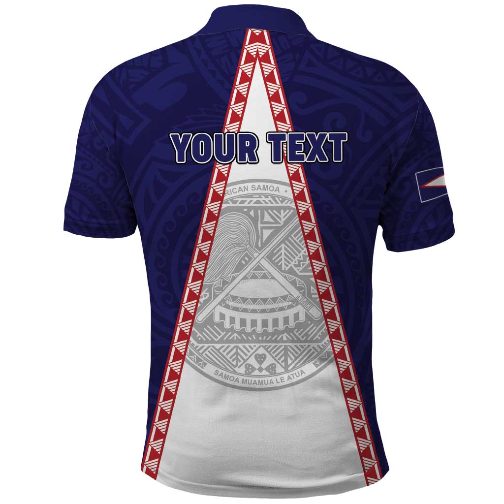 Personalised American Samoa Flag Day Polo Shirt Flag Style