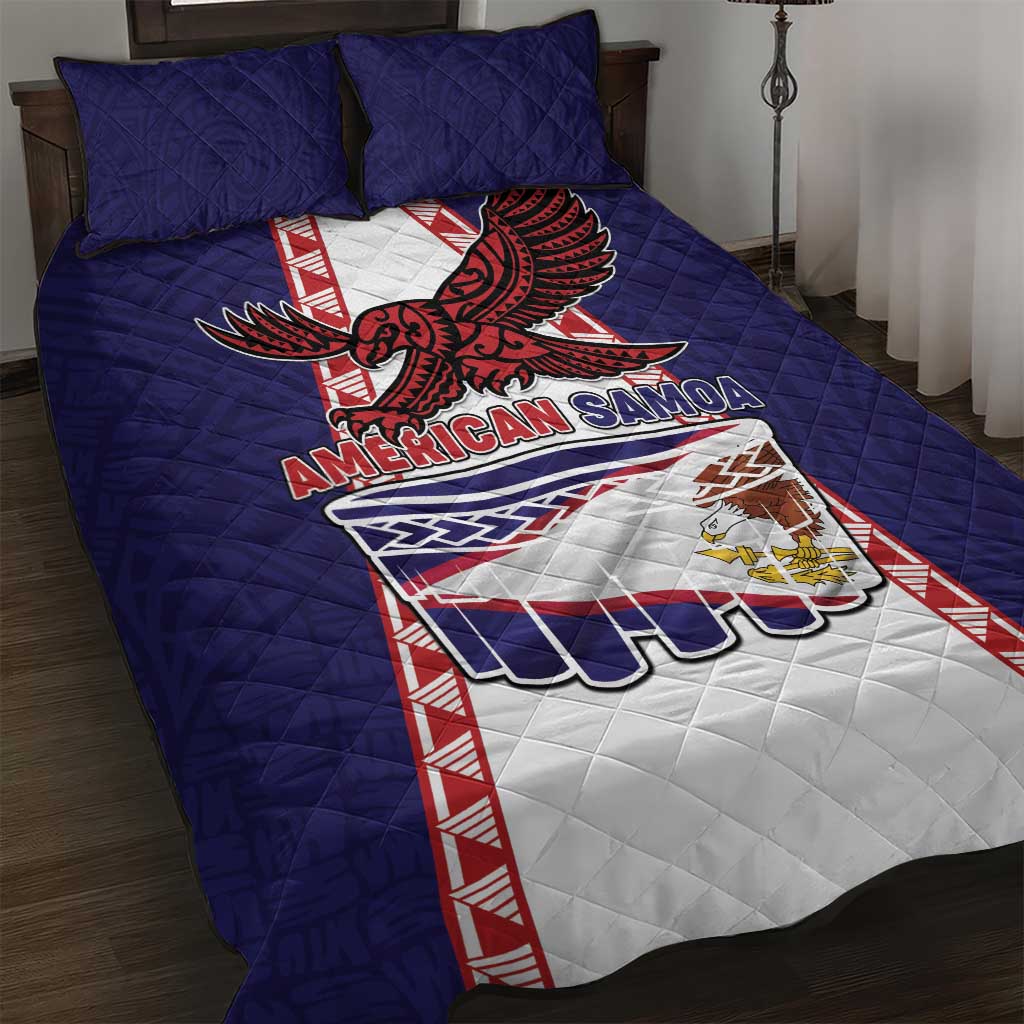 American Samoa Flag Day Quilt Bed Set Flag Style