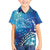 Polynesia Autism Awareness Family Matching Off The Shoulder Long Sleeve Dress and Hawaiian Shirt Be In Awe Of My 'Tism
