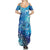 Polynesia Autism Awareness Family Matching Summer Maxi Dress and Hawaiian Shirt Be In Awe Of My 'Tism
