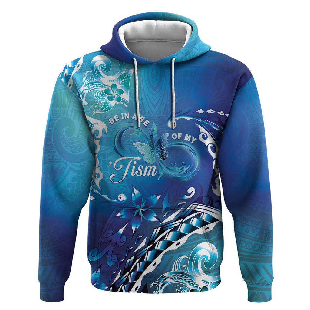 Polynesia Autism Awareness Hoodie Be In Awe Of My 'Tism
